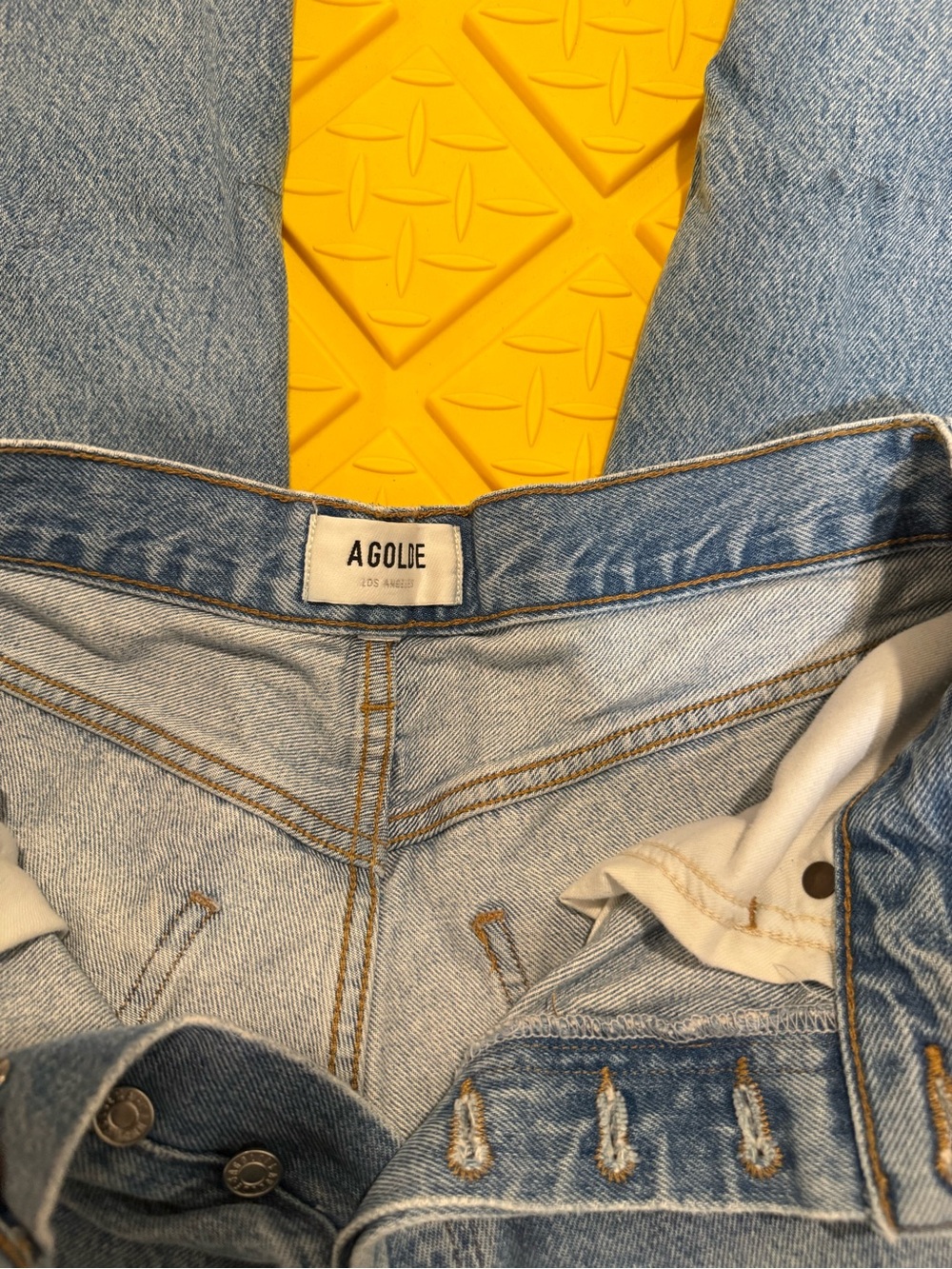 Agolde Low Rise Baggy Jeans in Libertine - Picture 5 of 10
